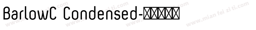 BarlowC Condensed字体转换